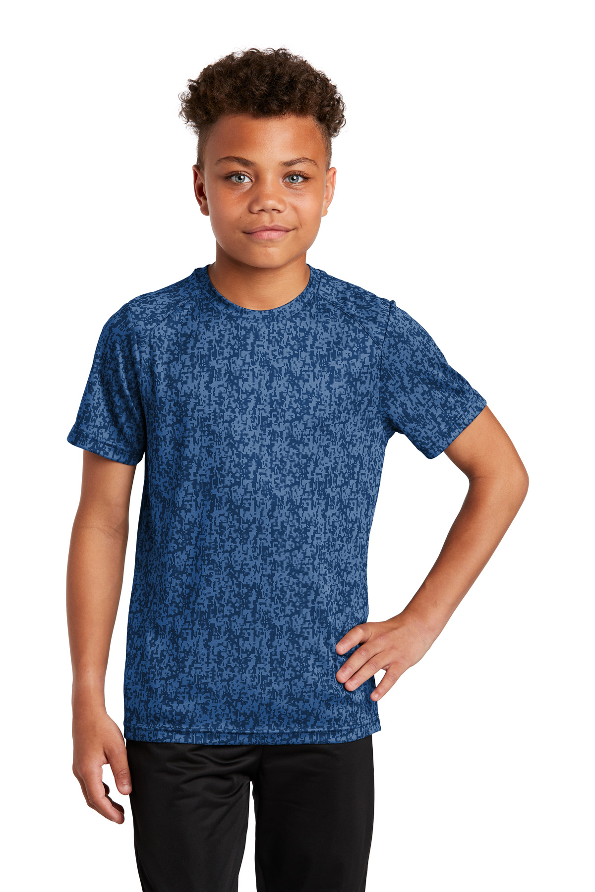YST460 Sport-Tek Youth Digi Camo Tee.