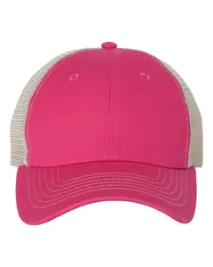 3100 Sportsman Contrast-Stitch Mesh-Back Cap
