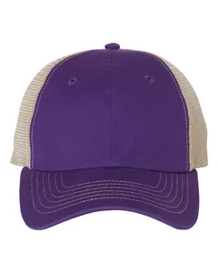 3100 Sportsman Contrast-Stitch Mesh-Back Cap