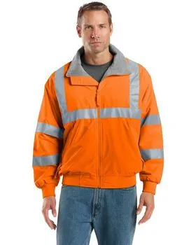 SRJ754 Port Authority Enhanced Visibility Challenger Jacket with Reflective Taping.
