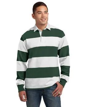 ST301 Sport-Tek Classic Long Sleeve Rugby Polo