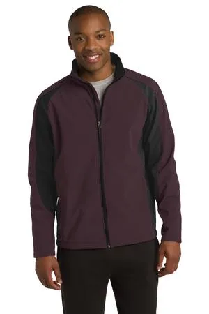 ST970 Sport-Tek Colorblock Soft Shell Jacket.