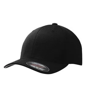 STC33 Sport-Tek Flexfit Grid Texture Cap.