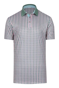SW1026 Swannies Golf Mens Greens Piqué Polo