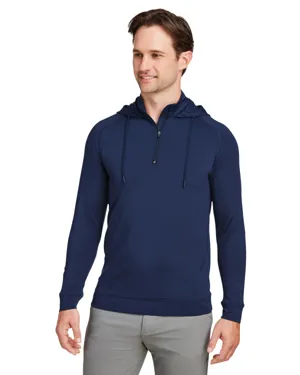 SWV600 Swannies Golf Mens Vandyke Quarter-Zip Hooded Sweatshirt
