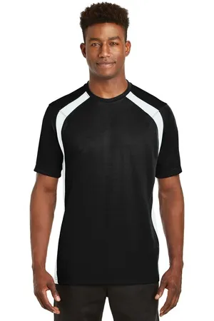 T478 Sport-Tek Dry Zone Colorblock Crew.