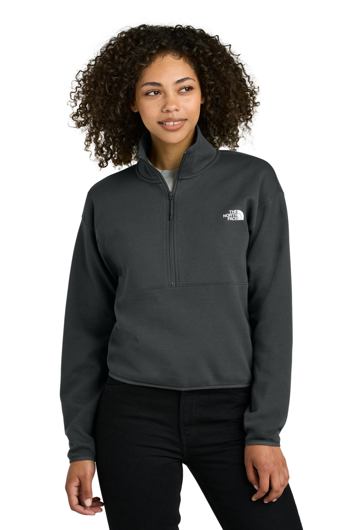NF0A8C5H The North Face Womens Double-Knit 1/2-Zip Fleece