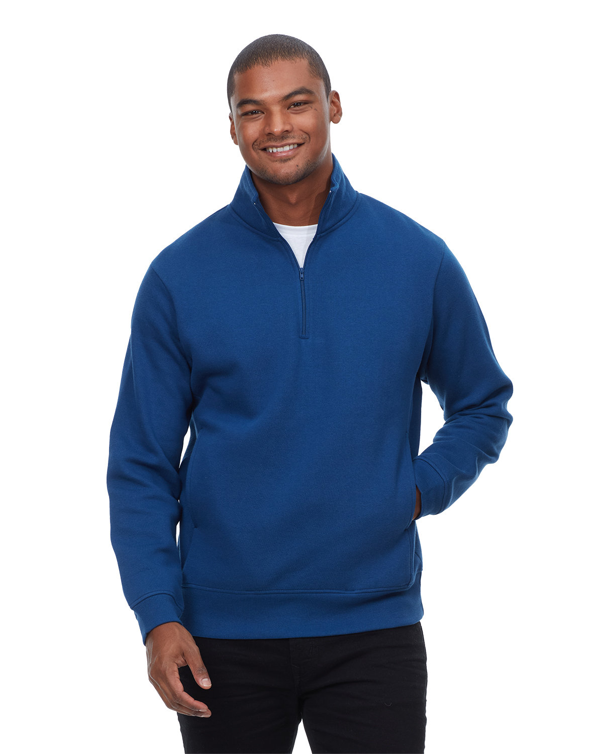 320Q Threadfast Apparel Unisex Ultimate Fleece Quarter-Zip Sweatshirt