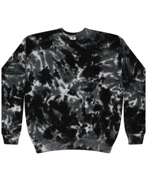 H8100 Tie-Dye Adult 8.5 oz., 80/20 crew neck fleece