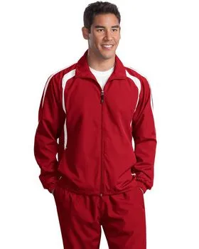 TJST60 Sport-Tek Tall Colorblock Raglan Jacket.