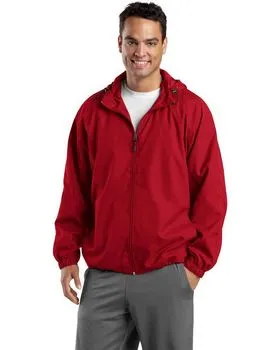 TJST73 Sport-Tek Tall Hooded Raglan Jacket.