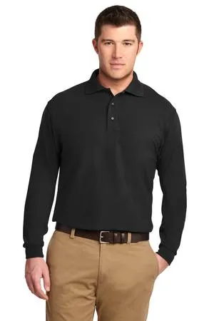 TLK500LS Port Authority Tall Silk Touch Long Sleeve Polo.