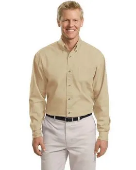 TLS600T Port Authority Tall Long Sleeve Twill Shirt.