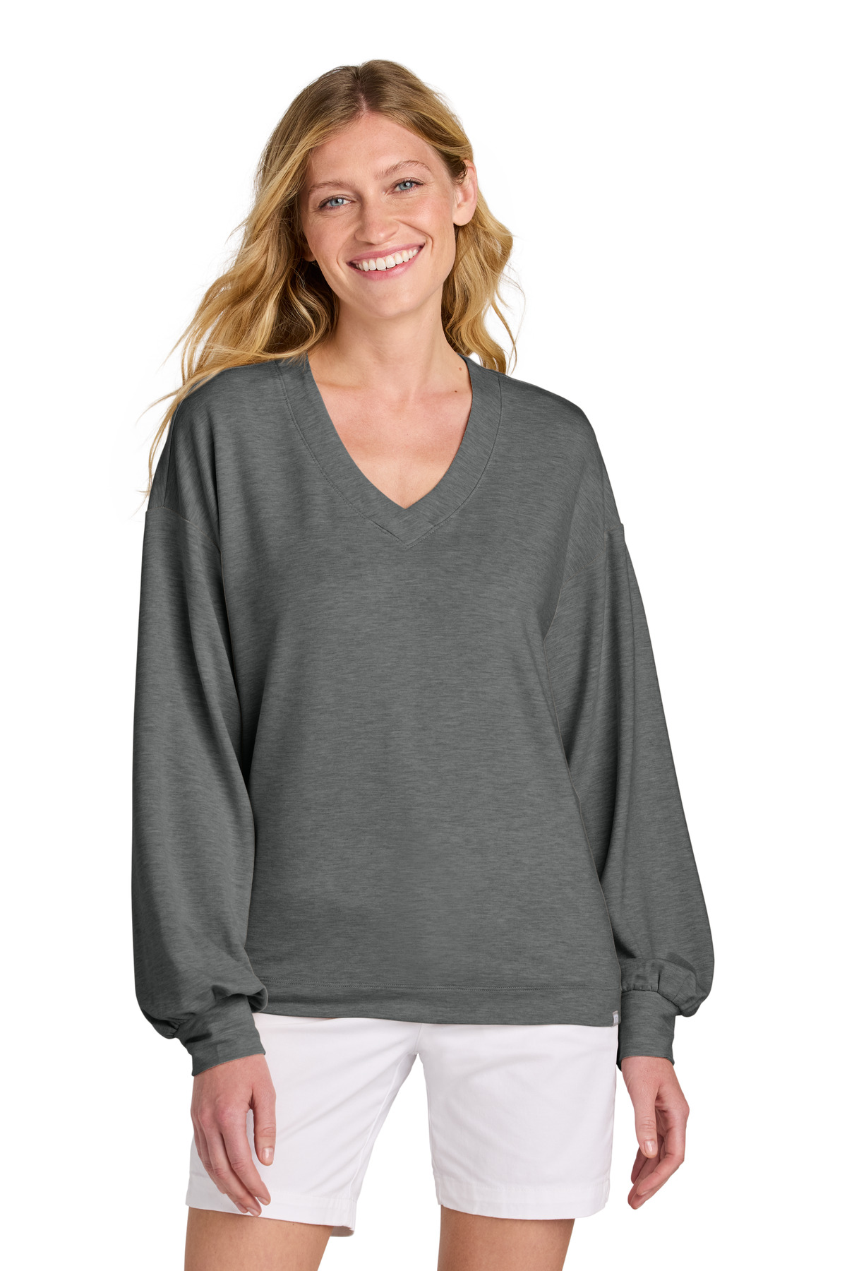 TM1LD009 TravisMathew Womens Long Weekend V-Neck
