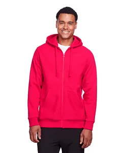TT95 Team 365 Mens Zone HydroSport Heavyweight Full-Zip Hooded Sweatshirt