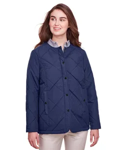 UC708W UltraClub Womens Dawson Quilted Hacking Jacket
