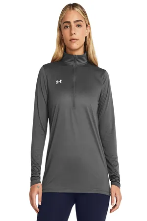 Private 『J』 Under Armour 1376862 Ladies Team Tech Half-Zip