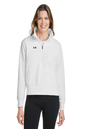 1379492 Under Armour Ladies Rival Fleece Quarter-Zip