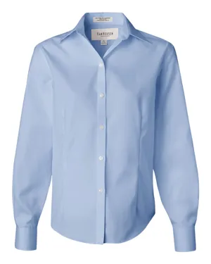 13V0144 Van Heusen Womens Non-Iron Pinpoint Oxford Shirt