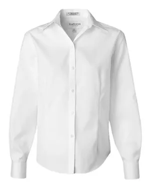 13V0144 Van Heusen Womens Non-Iron Pinpoint Oxford Shirt