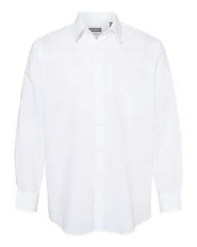 Van Heusen 13V5052 Broadcloth Point Collar Solid Shirt