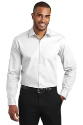 W103 Port Authority Slim Fit Carefree Poplin Shirt.