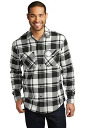W668 Port Authority Plaid Flannel Shirt.