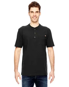 WS451 Dickies Mens 6.75 oz. Heavyweight Work Henley