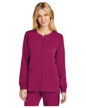 WW4088 Wonderwink Womens Premiere Flex Full-Zip Scrub Jacket