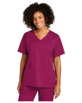 WW4760 Wonderwink Womens WorkFlex Mock Wrap Top