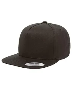 Y6007 Yupoong Adult 5-Panel Cotton Twill Snapback Cap