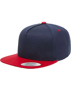 Y6007 Yupoong Adult 5-Panel Cotton Twill Snapback Cap