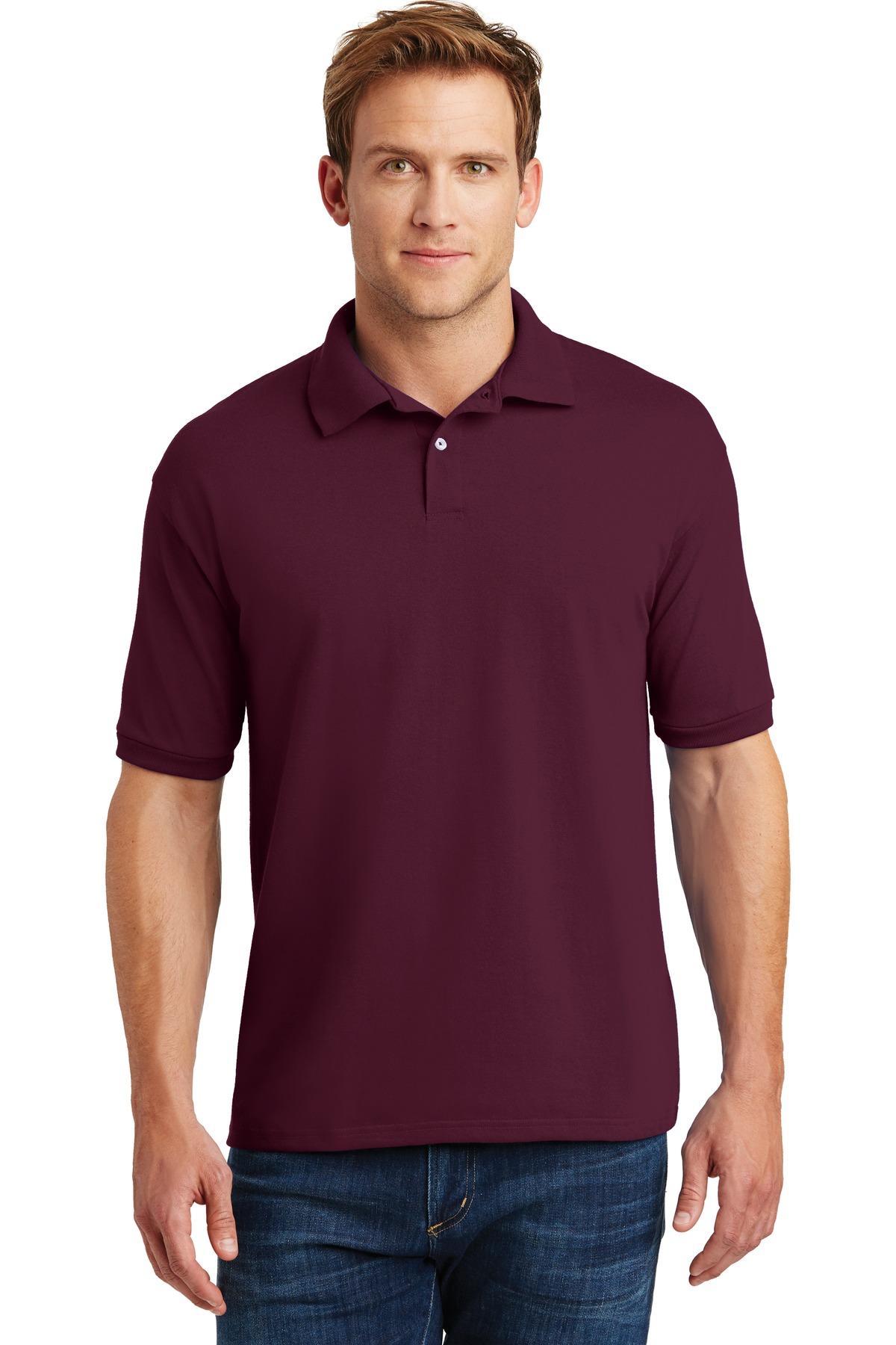 054X Hanes EcoSmart 5.2-Ounce Jersey Knit Sport Shirt 054X Hanes EcoSmart 5.2-Ounce Jersey Knit Sport Shirt