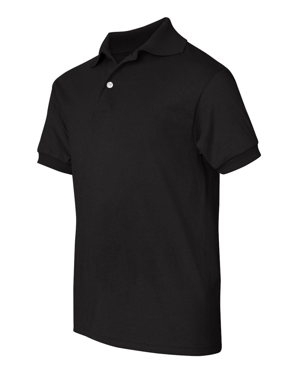 054Y Hanes Youth Ecosmart Jersey Sport Shirt - Siide Image