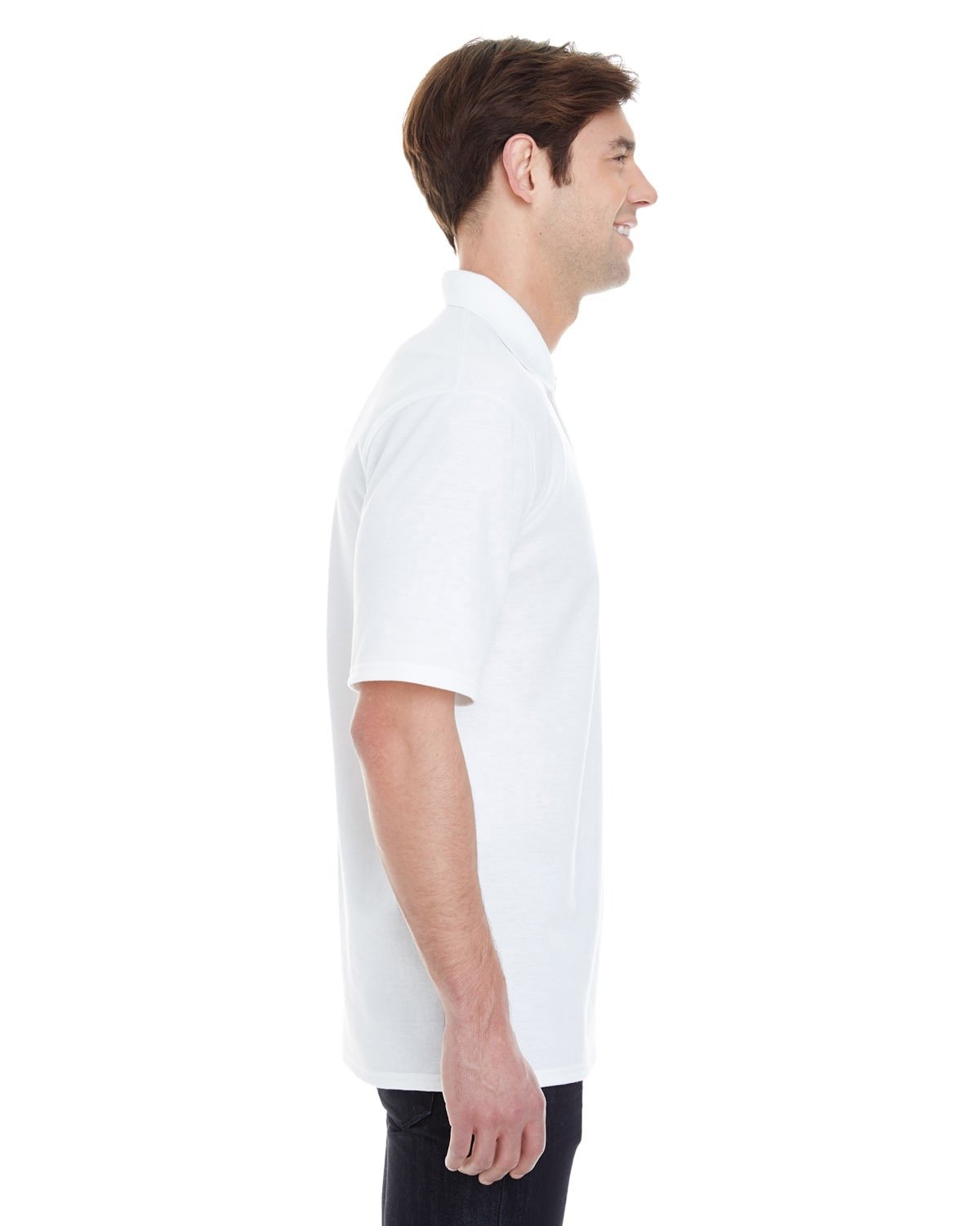 055P Hanes X-Temp Piqué Sport Shirt with Fresh IQ - Siide Image