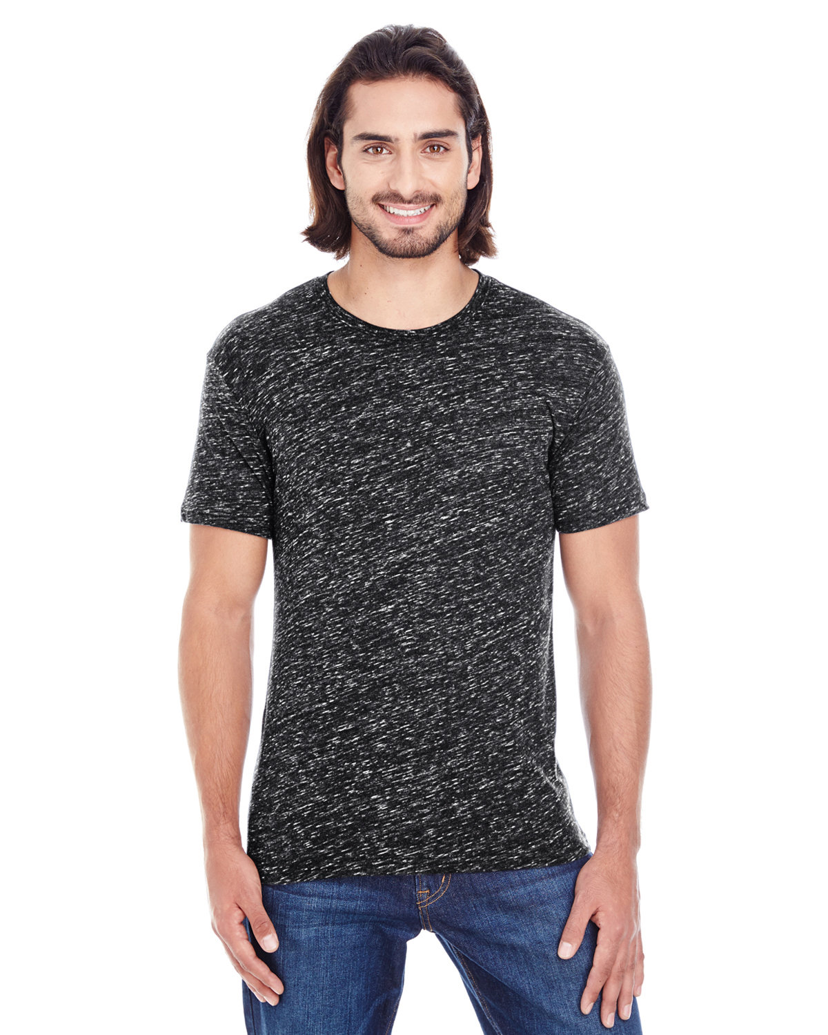 104A Threadfast Apparel Mens Blizzard Jersey Short-Sleeve T-Shirt