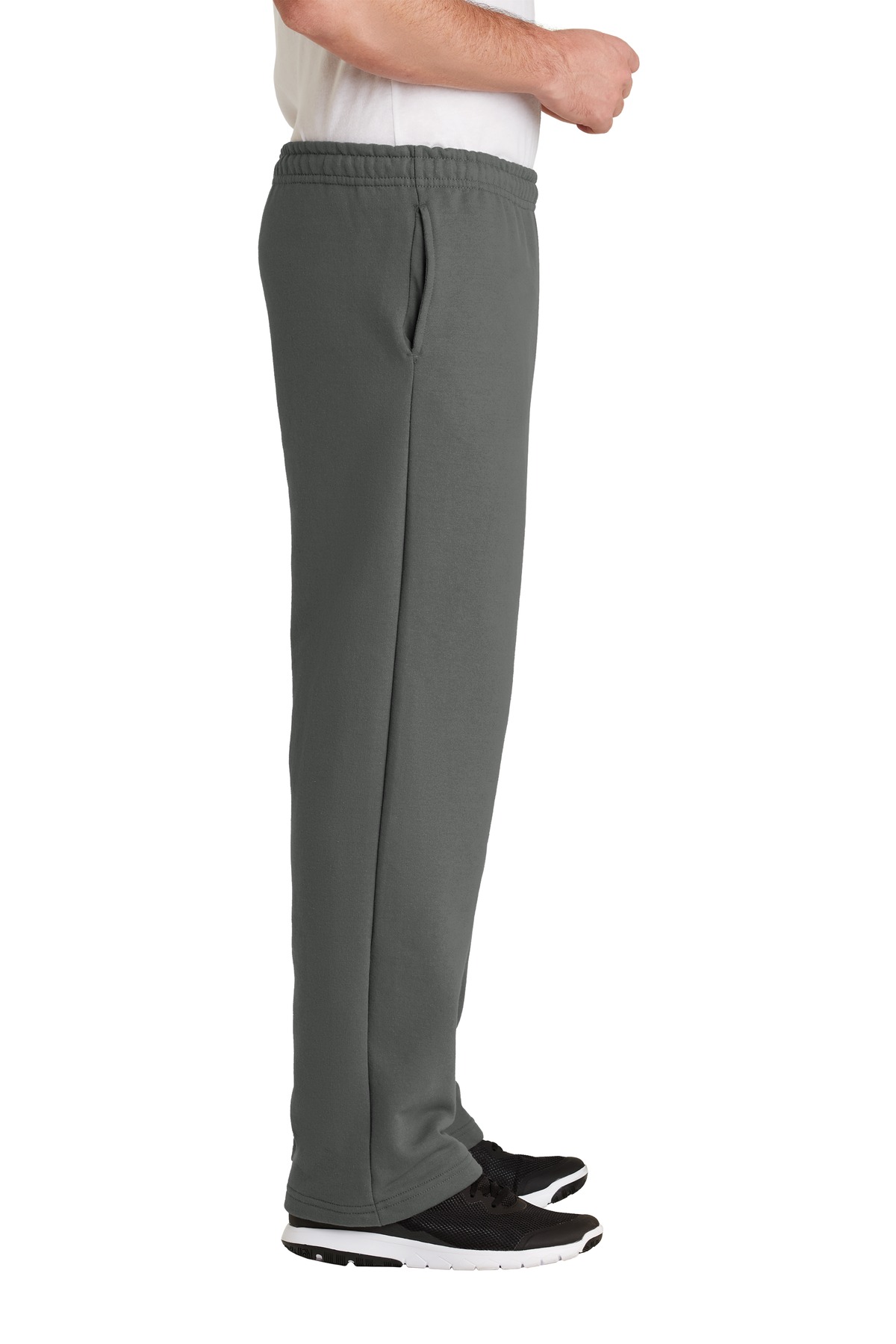 12300 Gildan - DryBlend Open Bottom Sweatpant. - Siide Image