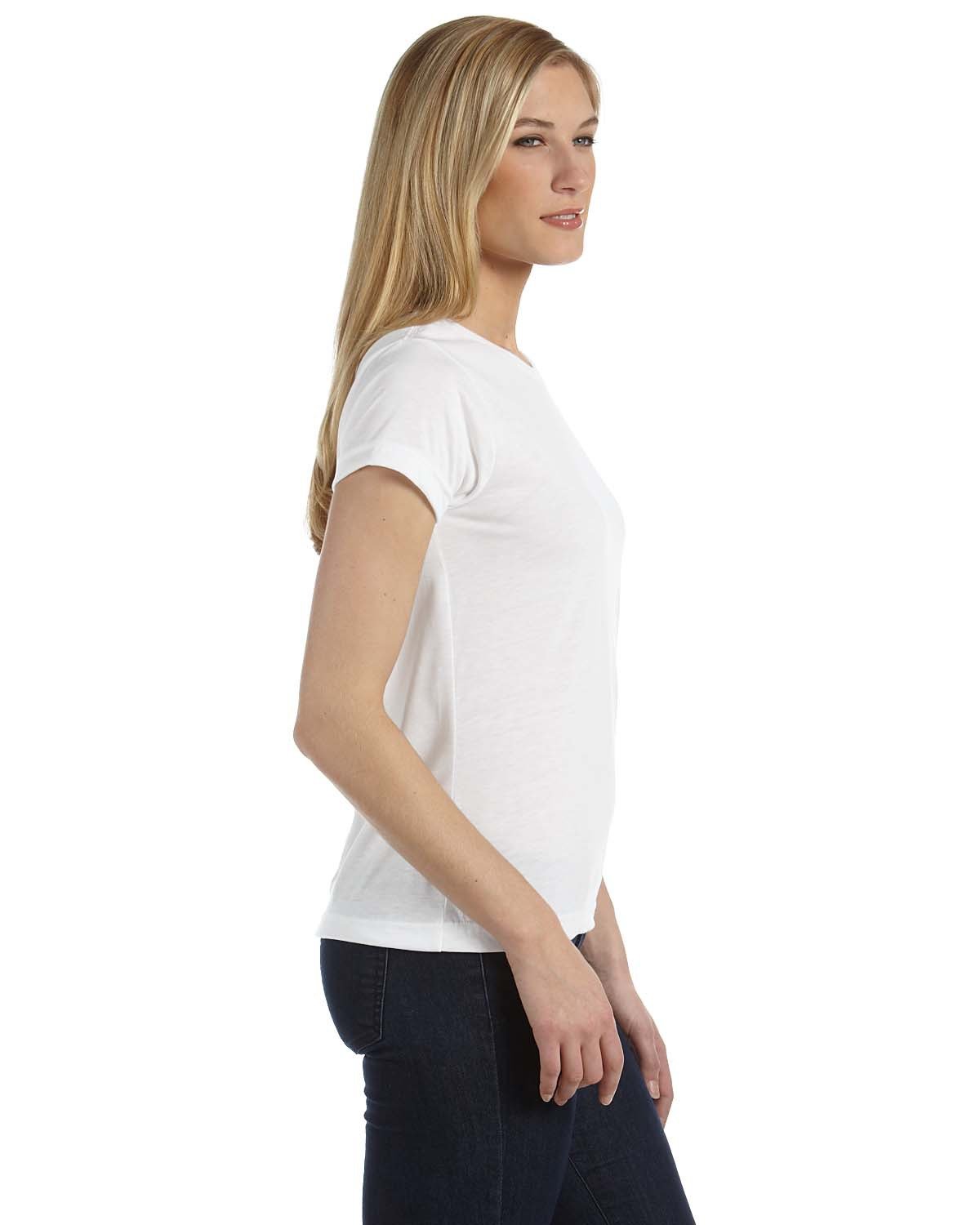 1510 Sublivie Womens Polyester Sublimation Tee - Siide Image
