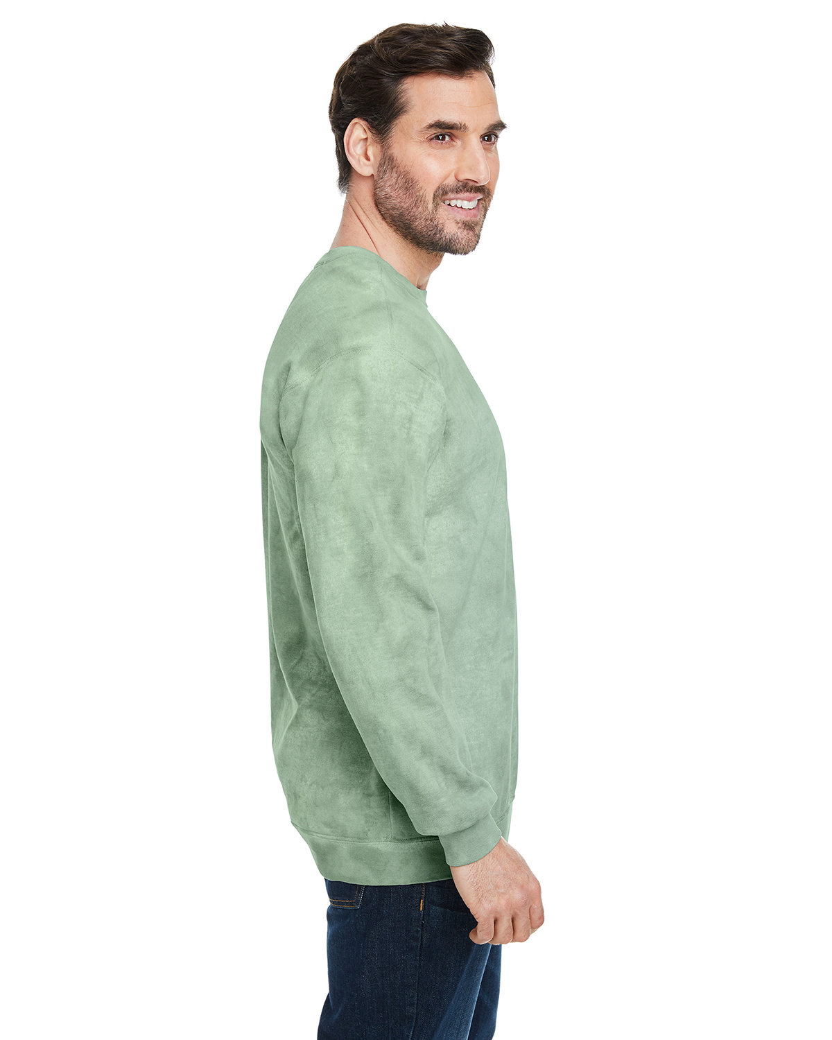 1545CC Comfort Colors Adult Color Blast Crewneck Sweatshirt - Siide Image