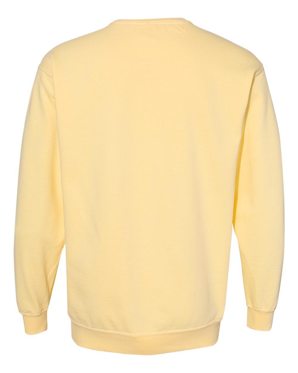 1566 Comfort Color Crewneck Sweatshirt - Back Image