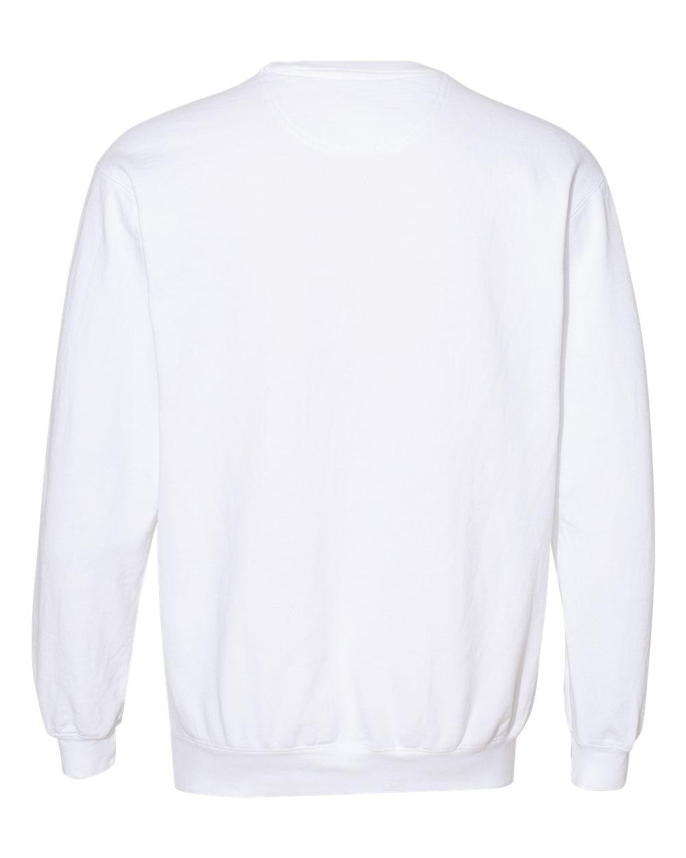 1566 Comfort Color Crewneck Sweatshirt - Back Image