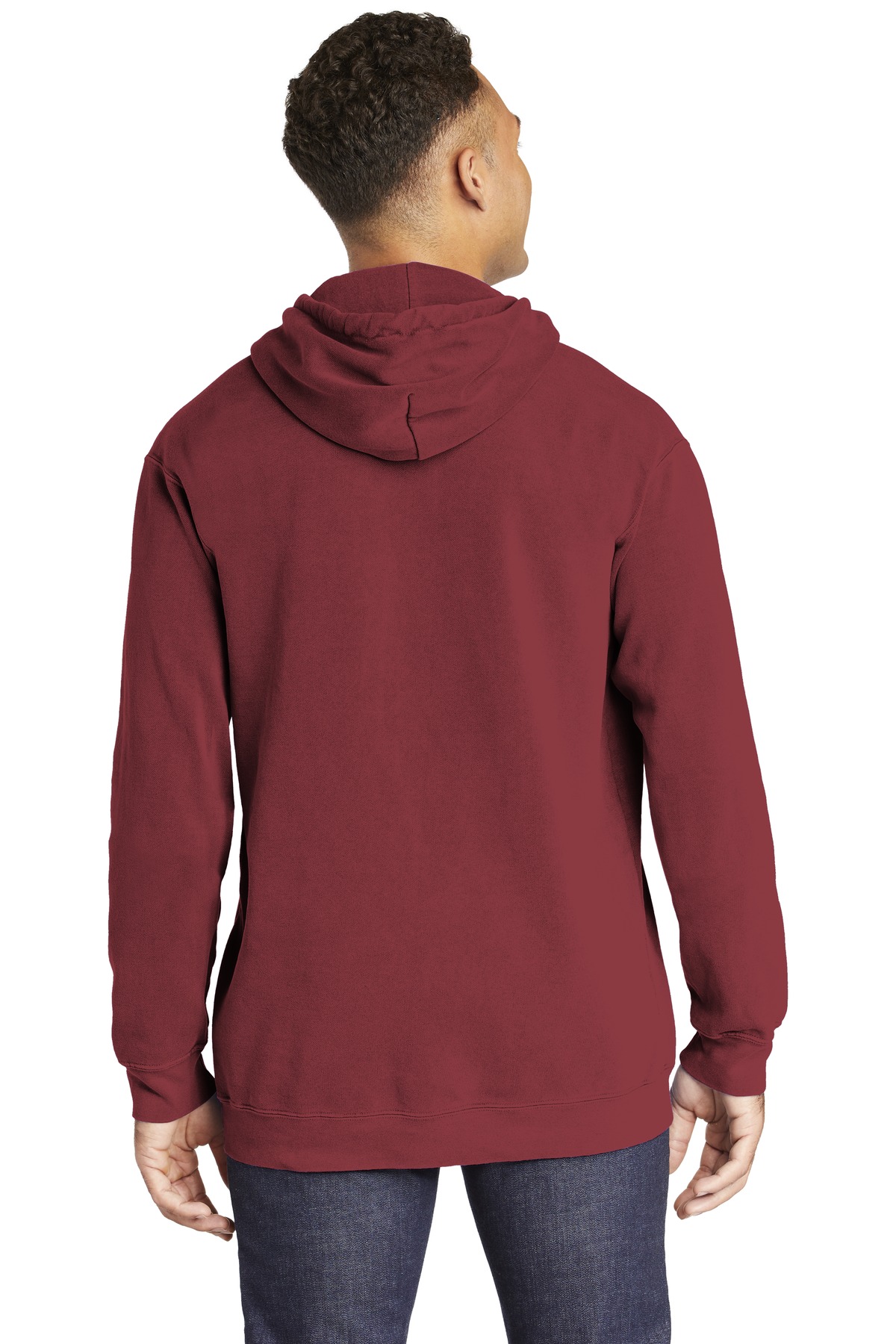 1567 Comfort Colors Garment-Dyed Hooded Sweatshirt - Back Image