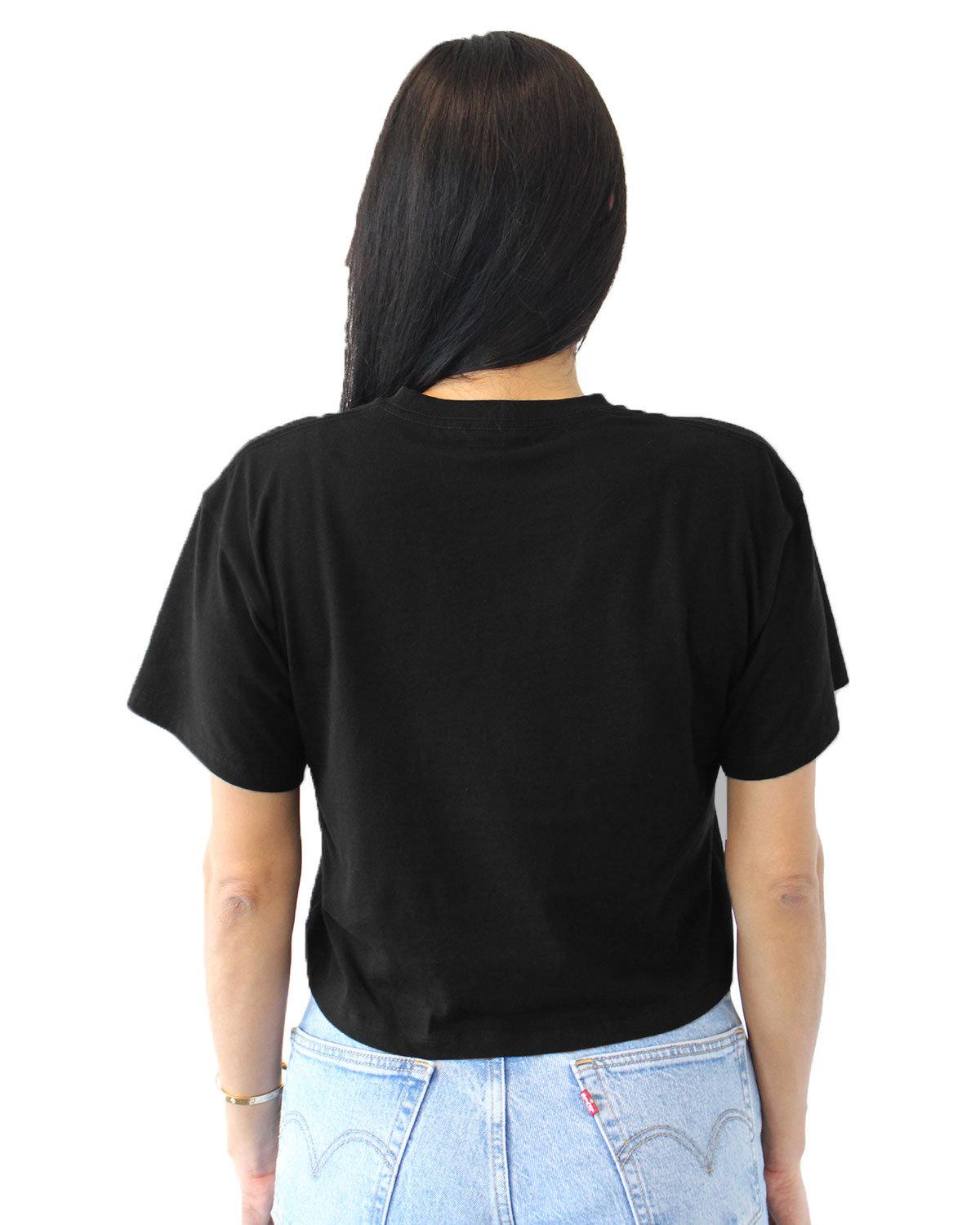 1580NL Next Level Ladies Ideal Crop T-Shirt - Back Image