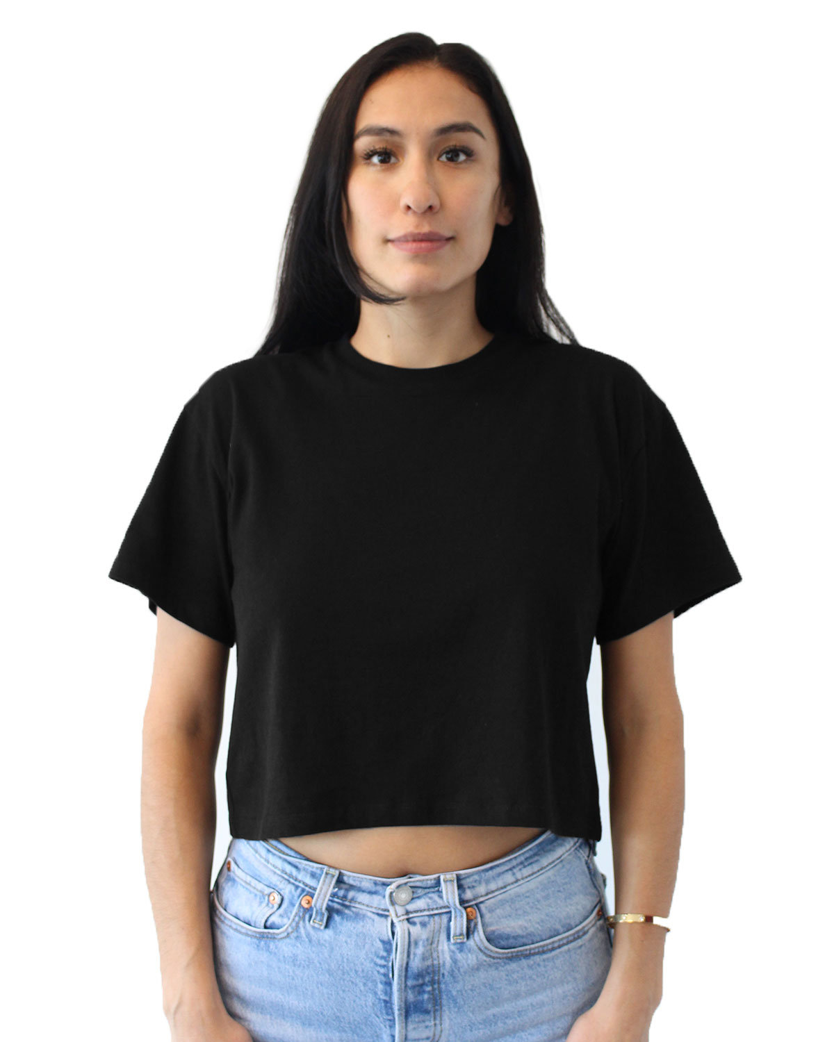1580NL Next Level Ladies Ideal Crop T-Shirt