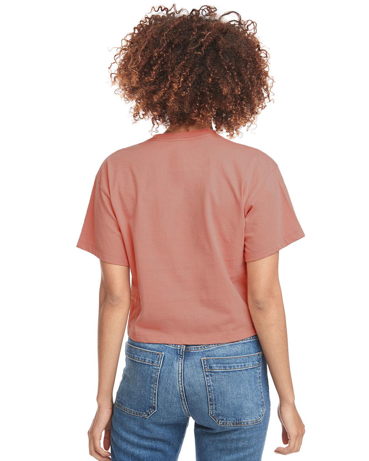1580NL Next Level Ladies Ideal Crop T-Shirt - Back Image