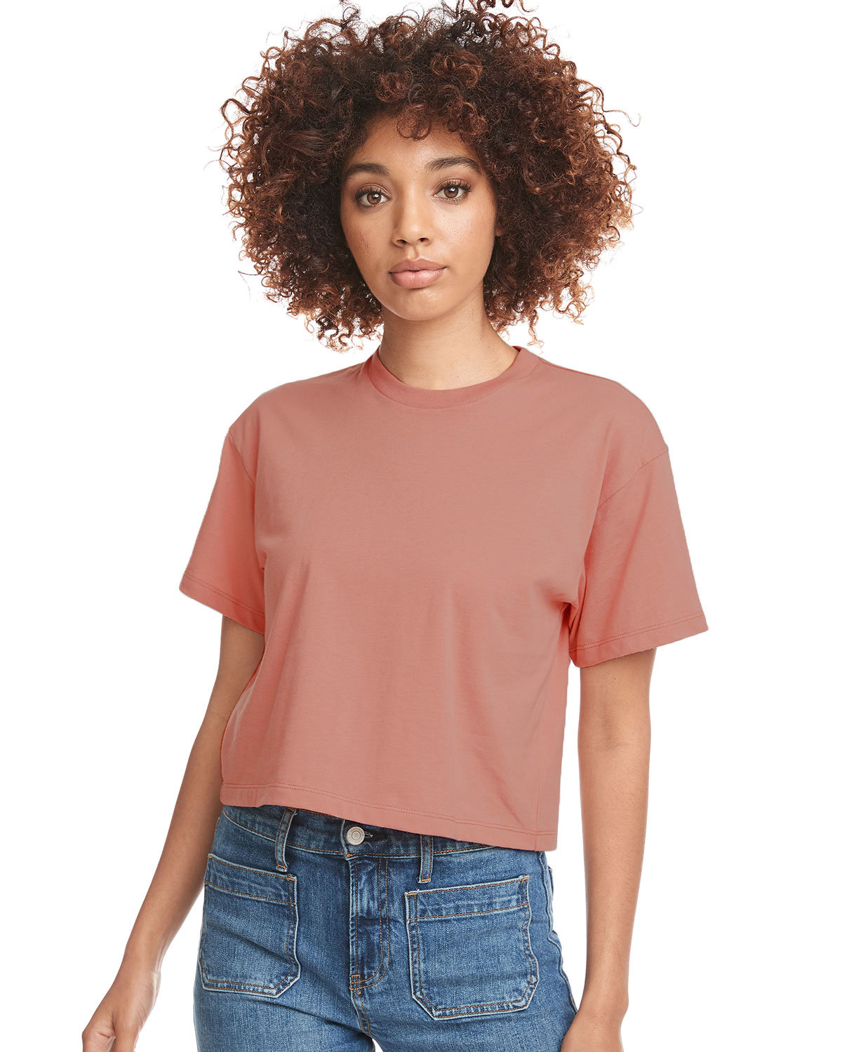 1580NL Next Level Ladies Ideal Crop T-Shirt