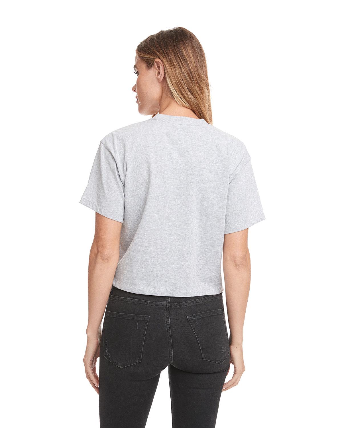 1580NL Next Level Ladies Ideal Crop T-Shirt - Back Image