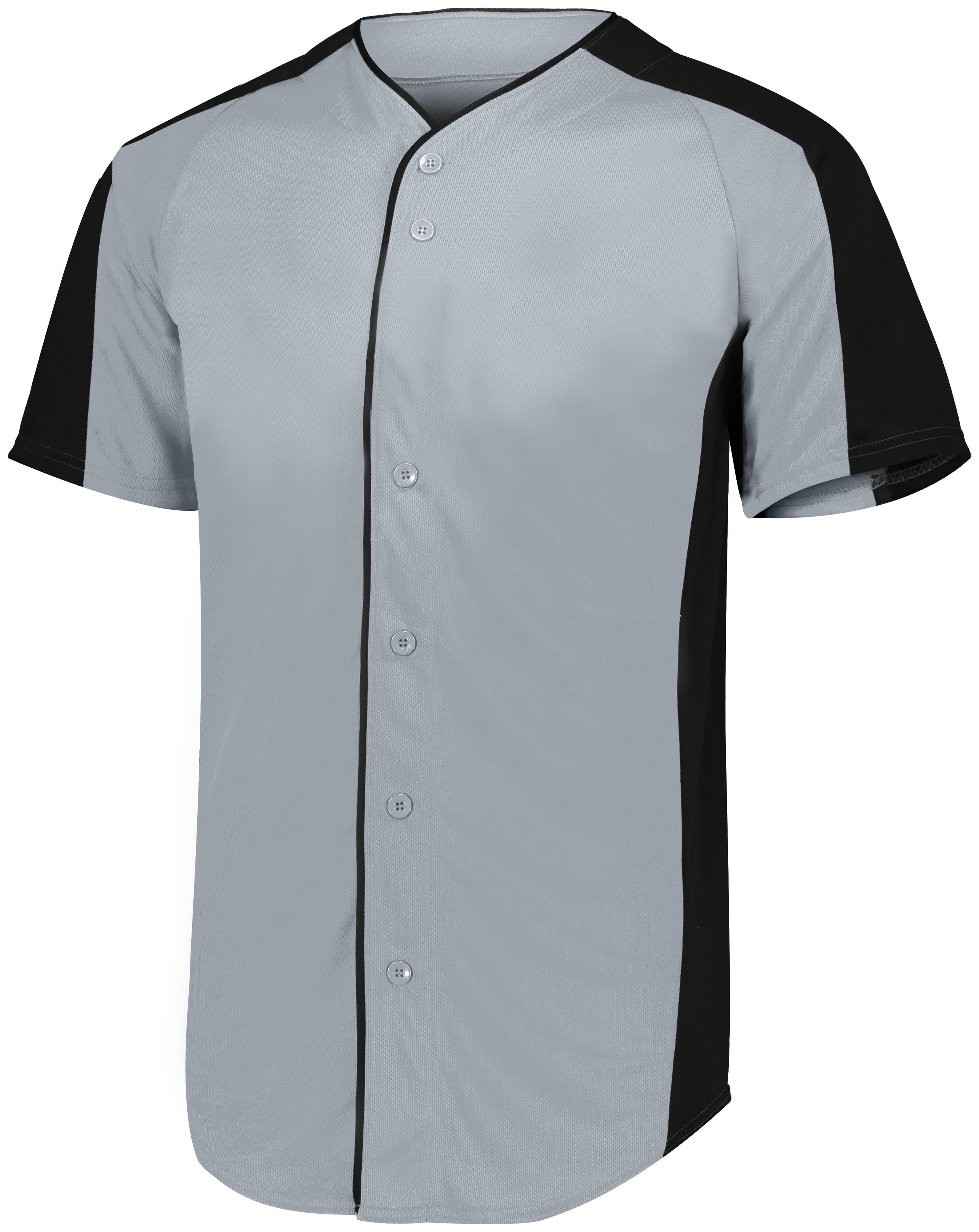 1656 Augusta Sportswear Youth Full-Button Baseball Jersey 1656 Augusta Sportswear Youth Full-Button Baseball Jersey - Back Image