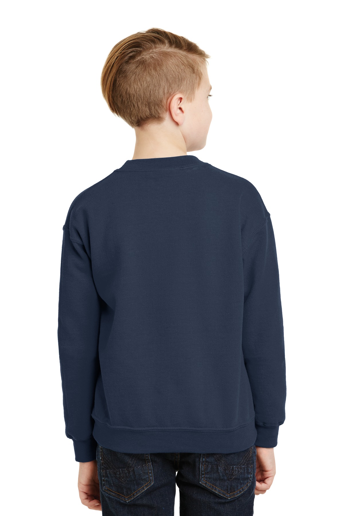 18000B Gildan Heavy Blend Youth Sweatshirt - Back Image