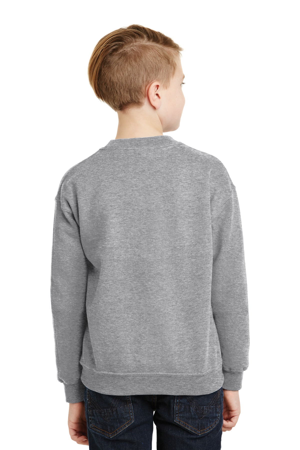 18000B Gildan Heavy Blend Youth Sweatshirt - Back Image
